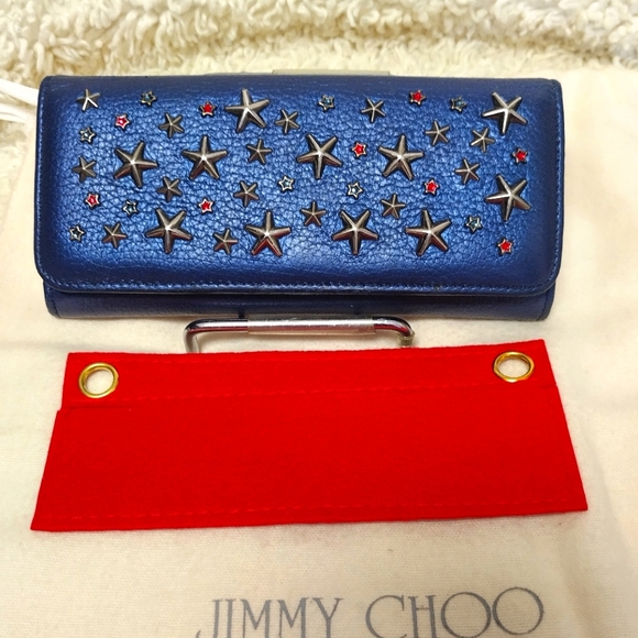 EUC Jimmy Choo Sophia Star Studded Wallet - Picture 6 of 17